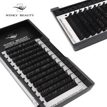 1 pc 0.03-0.15mm C/CC/D/DD Curl Eyelash Extension Thin and Soft Material Volume Lash Individual Eyelashes Premium Fake Lashes