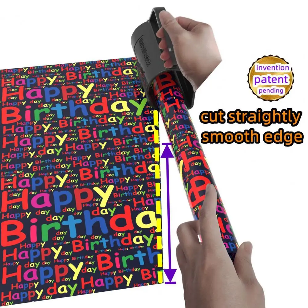 Резак для рулона оберточной бумаги резак подарочной с ручкой инструмент нажима