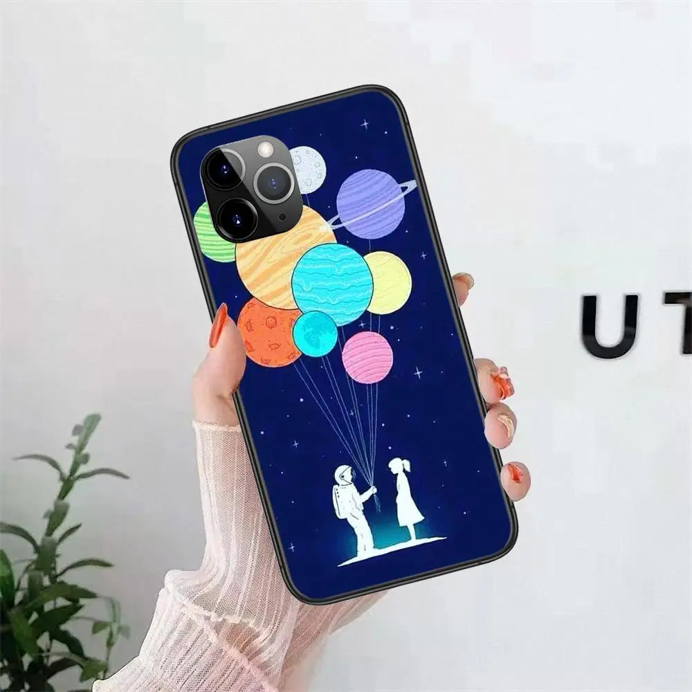 Астронавт для Samsung Galaxy A3 A5 A7 A01 A03S A10 A10E A10S A11 A750 A6 A8 Core Plus 2018 Star Лучшая цена черный