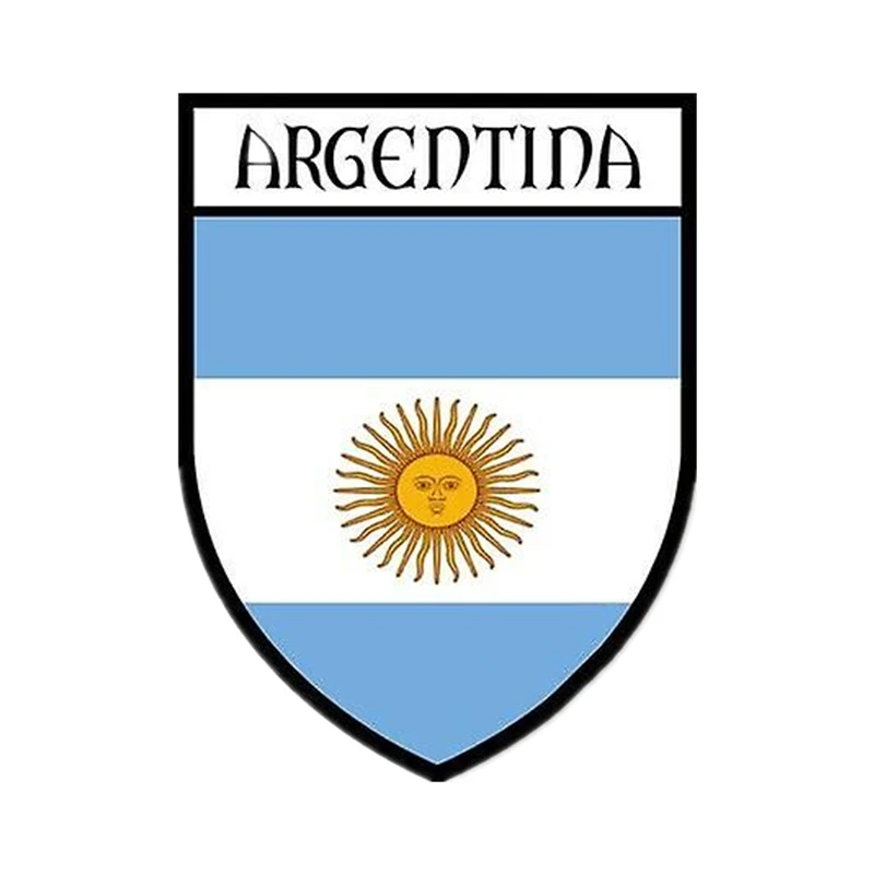 V148 # Автомобильная наклейка герб оружия, флаг Аргентины, водонепроницаемая виниловая наклейка, автомобильные аксессуары, наклейка для автомобиля «сделай сам», Стайлинг автомобиля