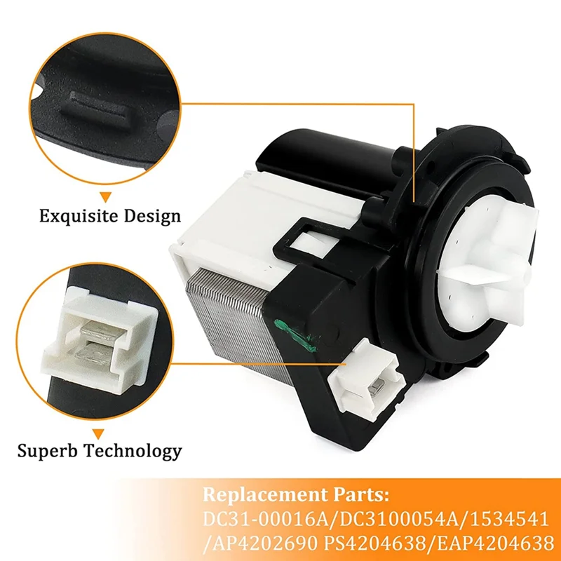 DC31-00054A Двигатель сливного насоса стиральной машины для Samsung Детали двигателя