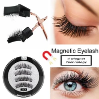 3d magnetic eyelashes with 45 magnets handmade makeup mink eyelashes extended false eyelashes reusable false eyelashes dropship