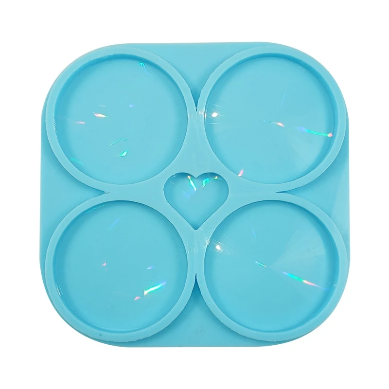 

Light and Shadow Creative Silicone Mold Drop Coaster Placemat Mold for Diy Craft