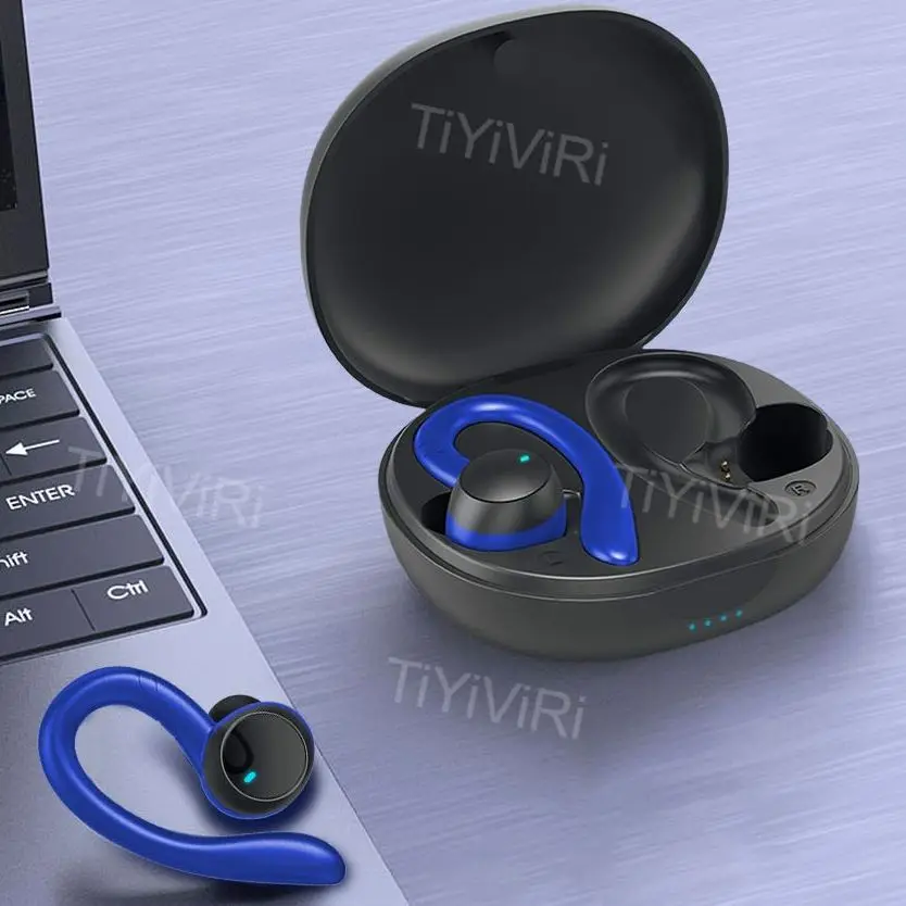 

TWS Bluetooth Earbuds for Sports Ear Hook Earphones Wireless Headphones HiFi Headphone Noise Canceling With Microphones Gamer