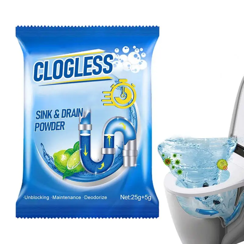 

Pipe Dredging Powder strong Drain Cleaners Pipe Dredging Agent Powerful Pipe Cleaning Deodorant Chemicals Dredge Sink Powder