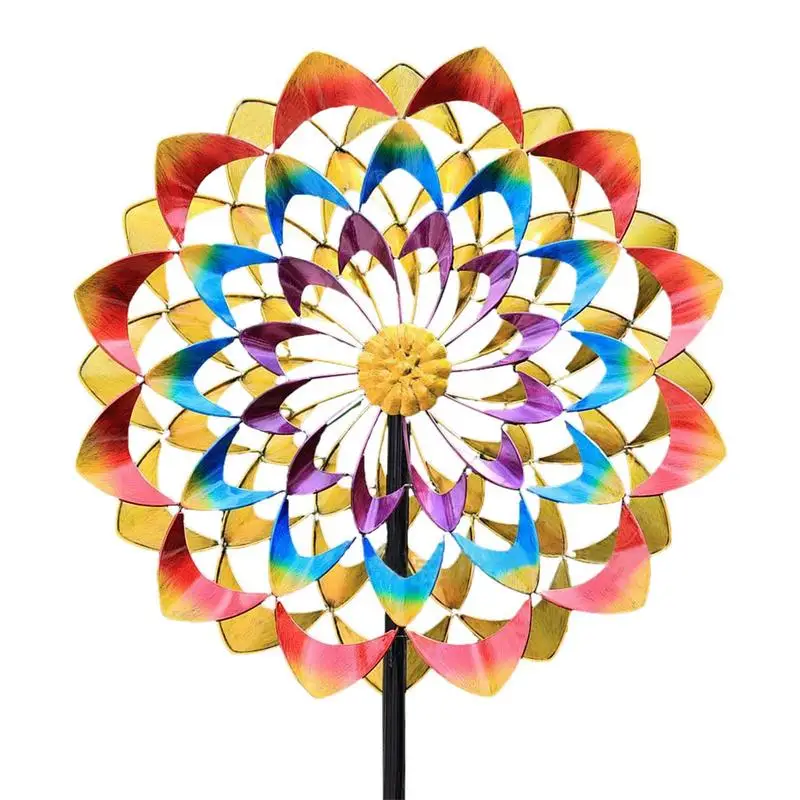 

Ветряная мельница, шпиннеры для садоводства, металлическая ветряная скульптура, многоразовая железная ветряная мельница, садовая заглушка, ветряные шпиннеры, украшение для двора