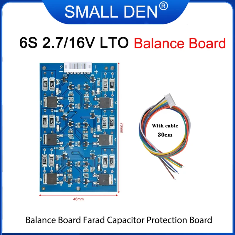 6S LTO балансировочная плата 2 7/16 В литий-титанатная батарея печатная DIY 3 5 12 ячеек