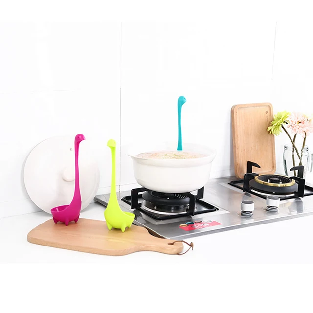 Dinosaur-Shaped Long Handle Soup Spoon 5