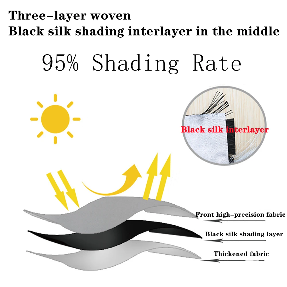 Занавеска с принтом зеленых листьев затемняющие занавески разделением для