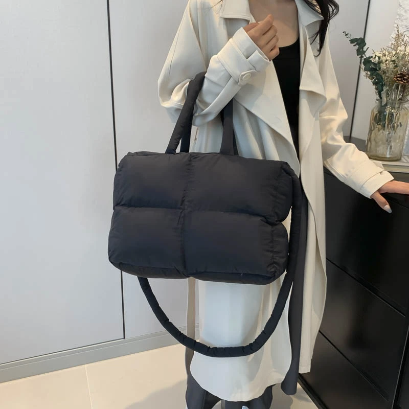 Брендовые дизайнерские сумки Lxuury для женщин зимняя сумка с подкладкой на 2024 пуха