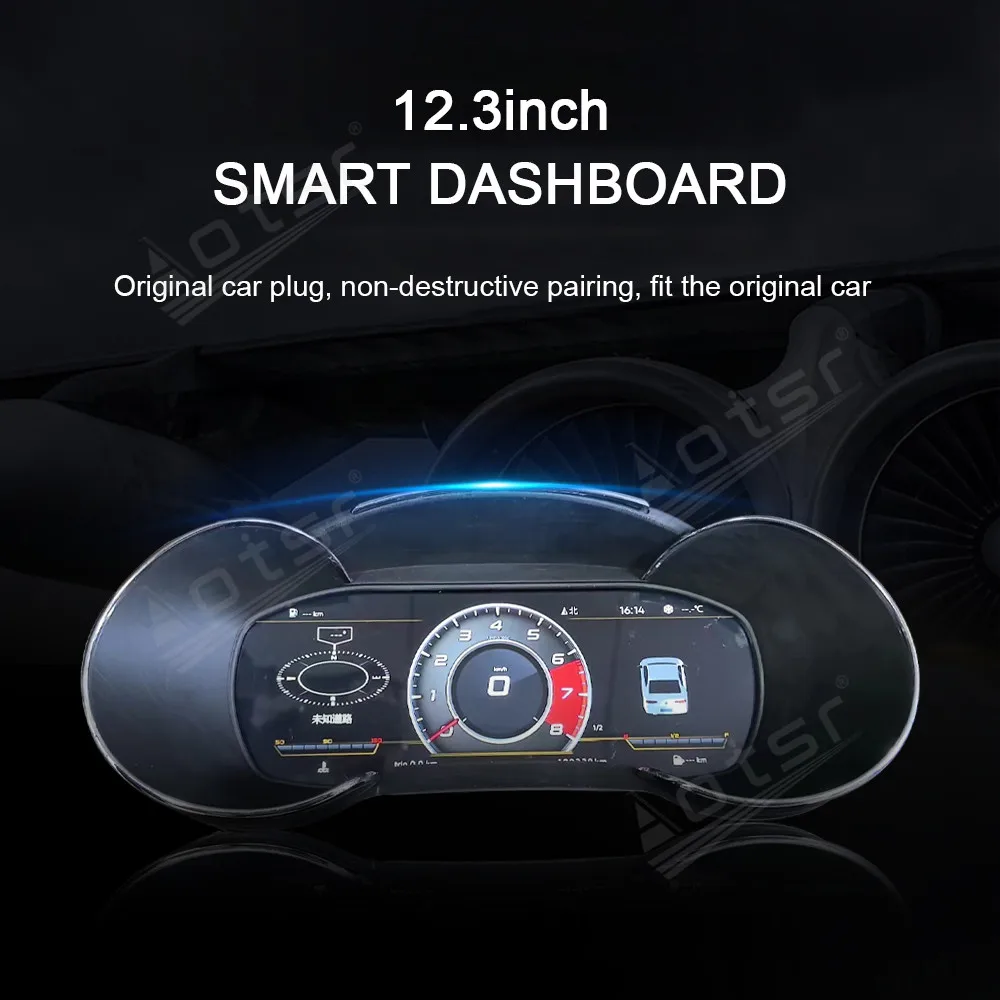 Для Audi A3 2014 2015 2016 2017 2018 ~ 2020 измеритель скорости автомобиля ЖК-кластер приборная