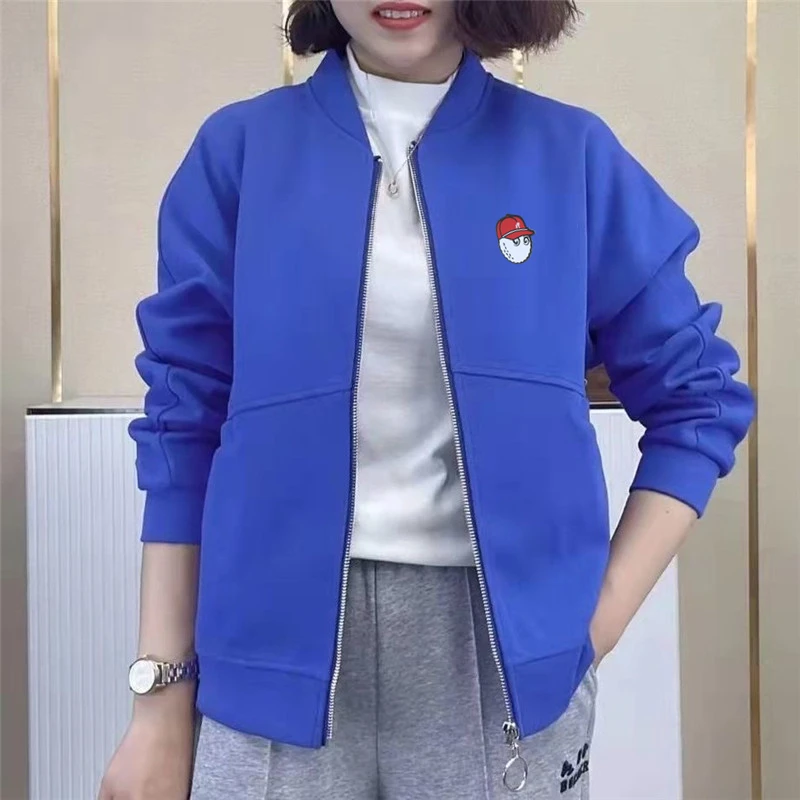 Autumn Women Golf Wear Women's Golf Jacket Fashion Casual Tennis Female Windbreak Jacket Malbon Golf Clothing