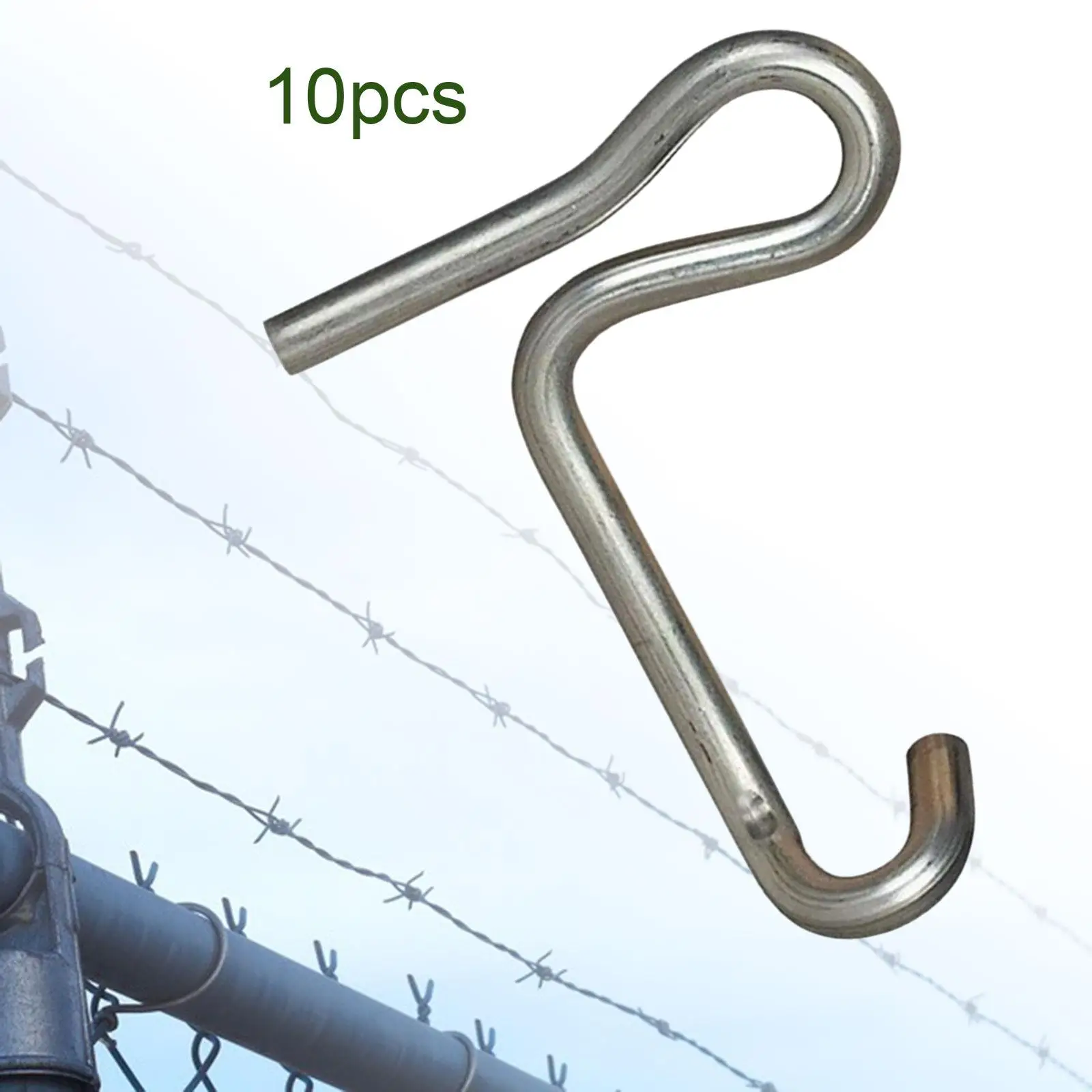 

10x Fence Wire Tightener Reusable Fitments Repair Parts Simple Using Barbed Wire Repair Tool for Fence Home Farmhouse Garden