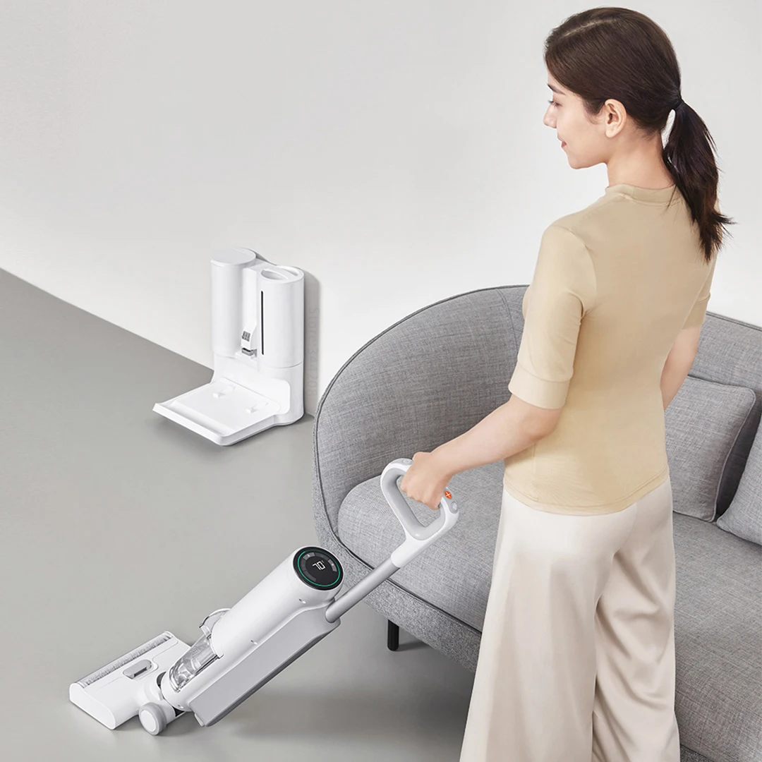 XIAOMI MIJIA High Temperature Wireless Wet Dry Vacuum Cleaner Hot Water Washing Mop Handheld Smart Floor Washer Self Cleaning |