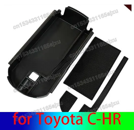 

For Toyota C-HR CHR 2016 2017 2018 Plastic Car-styling Auto Car Accessories Interior Car Center Armrest Storage Glove Box 1set