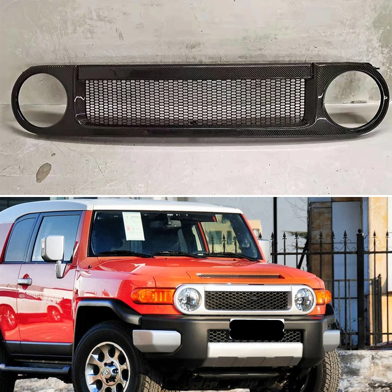 

Для Toyota FJ Cruiser 2010-2017 лет гоночная решетка передний бампер решетка комплект аксессуаров