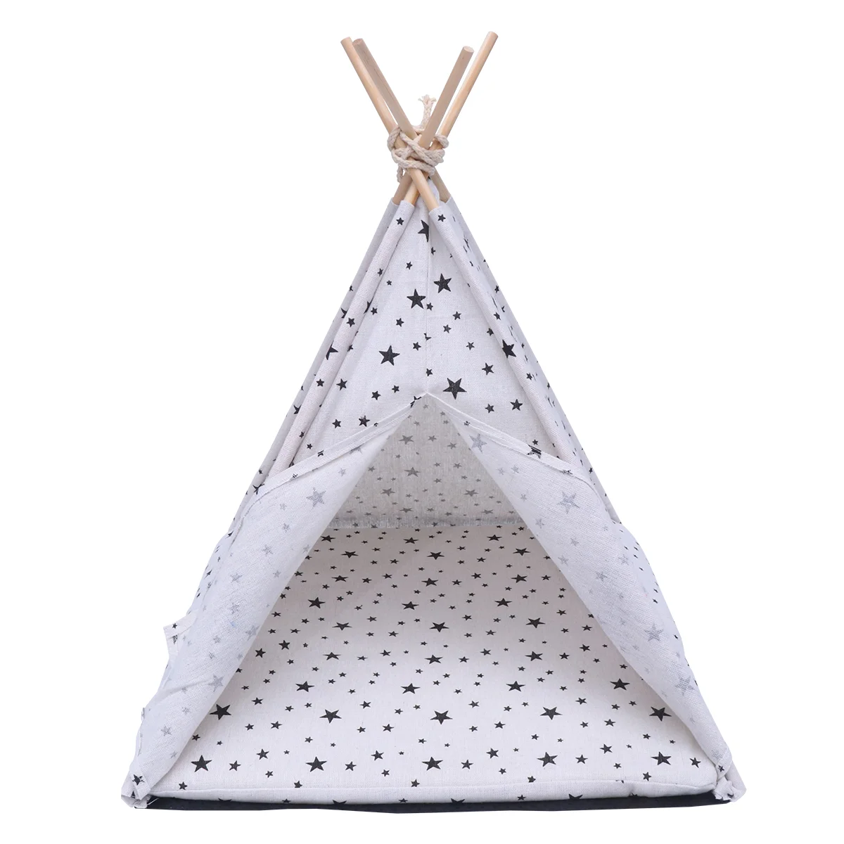 

Dog Pet Tent Teepee Cat Bed House Dogs Indoor Puppy Breathable Tents Beds Cage Portable Cave Cats Houses Outdoor Cushion Kennel