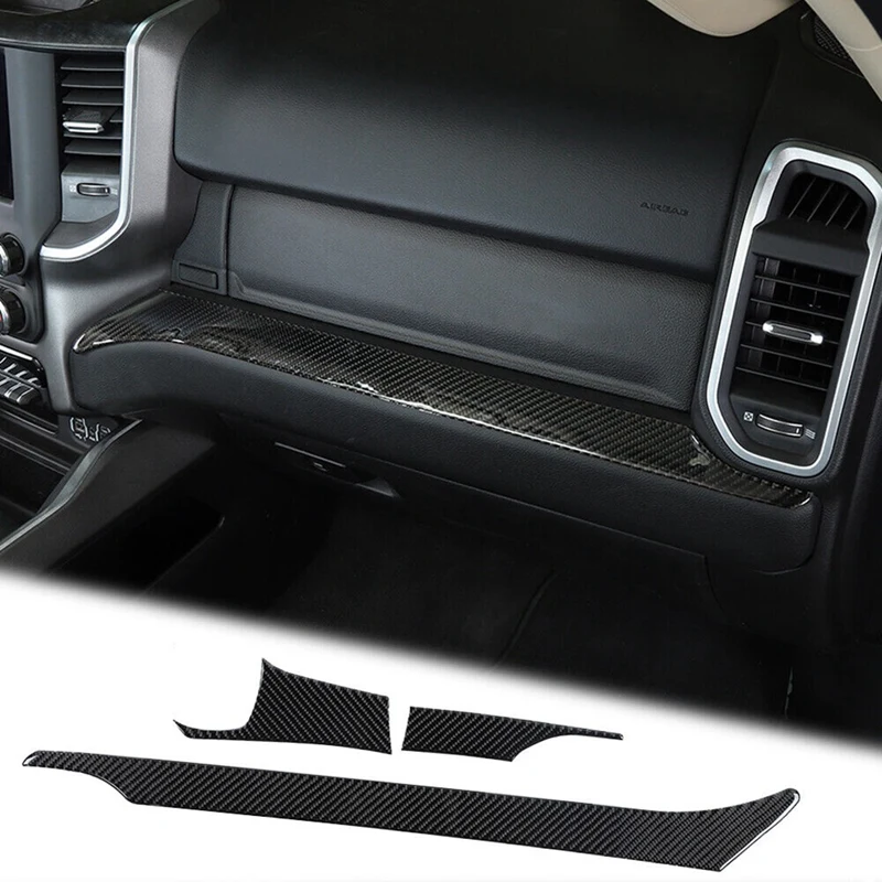 

Отделка панели центральной консоли из углеродного волокна для комплектов Dodge RAM 2018 2019 2020 2021 2022