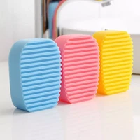 small silicone laundry wash board 1pc new candy color non slip mini washboard scrubbing brush handheld cleaning tool
