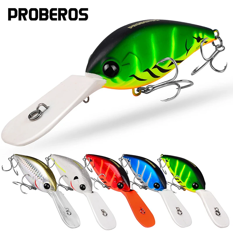 

1pc 12.5CM 24.5G Crankbait Fishing Lure Artificial Crank Hard Bait Topwater Minnow Fishing Wobblers Fishing Lures