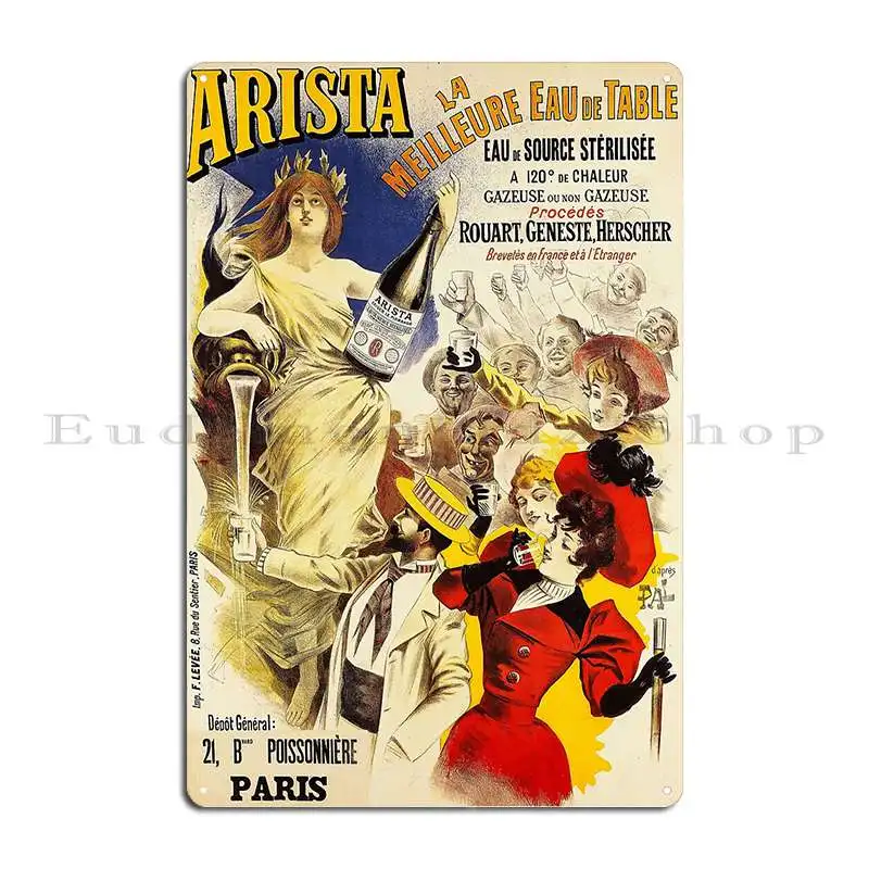 Шампанское Theophile Roederer Andamp Co Плакат Металлическая табличка Настенная пещера