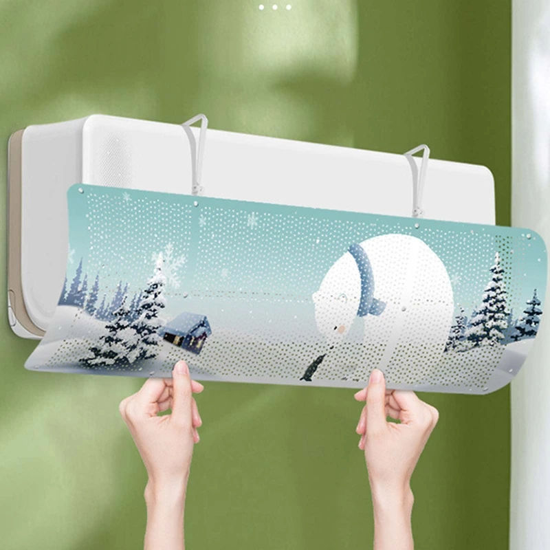 

1Pcs Air Conditioner Wind Deflector Adjustable Air Windshield Cooled Baffle Air Condition Anti-Direct Blowing Shield Home Office