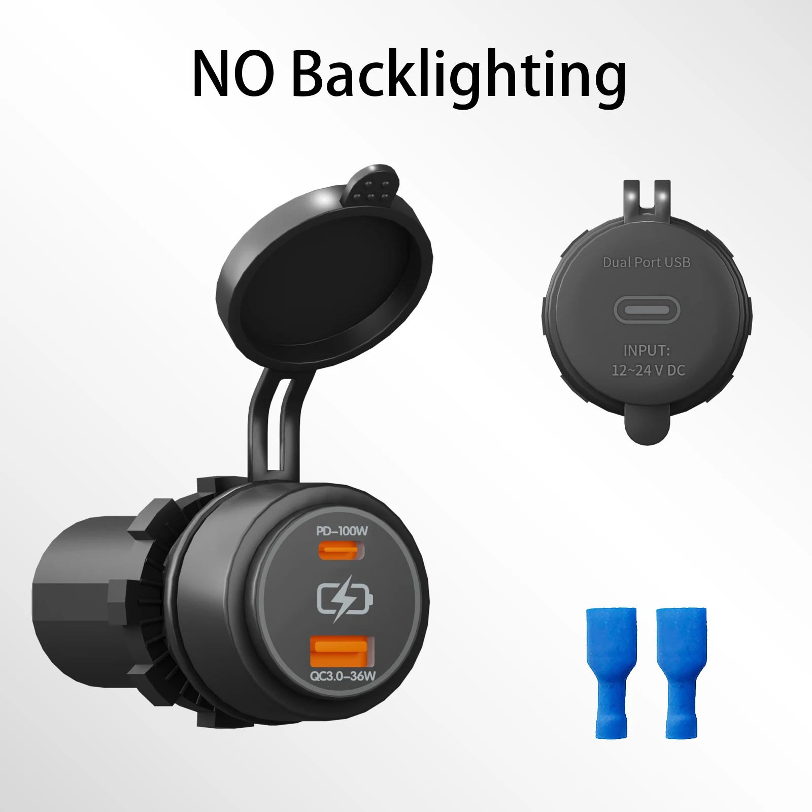 

Автомобильное зарядное устройство PD QC3.0 с двумя USB-разъемами (тип C и тип A), быстрая зарядка 12 В/24 В для iPhone, Samsung, Xiaomi, Huawei, автомобиля, грузовика, лодки