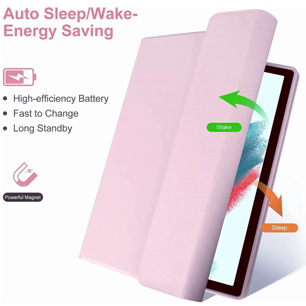 Чехол с клавиатурой для Samsung Galaxy Tab чехол планшета S6 Lite 10 4 дюйма S7 11 дюймов S8 Plus FE 12