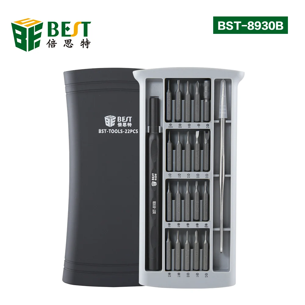 BST-8930B новая версия, 20 бит, Универсальный Набор прецизионных отверток для камеры сотового телефона BST-8930B новая версия, 20 бит, Универсальный Набор прецизионных отверток для камеры сотового телефона
