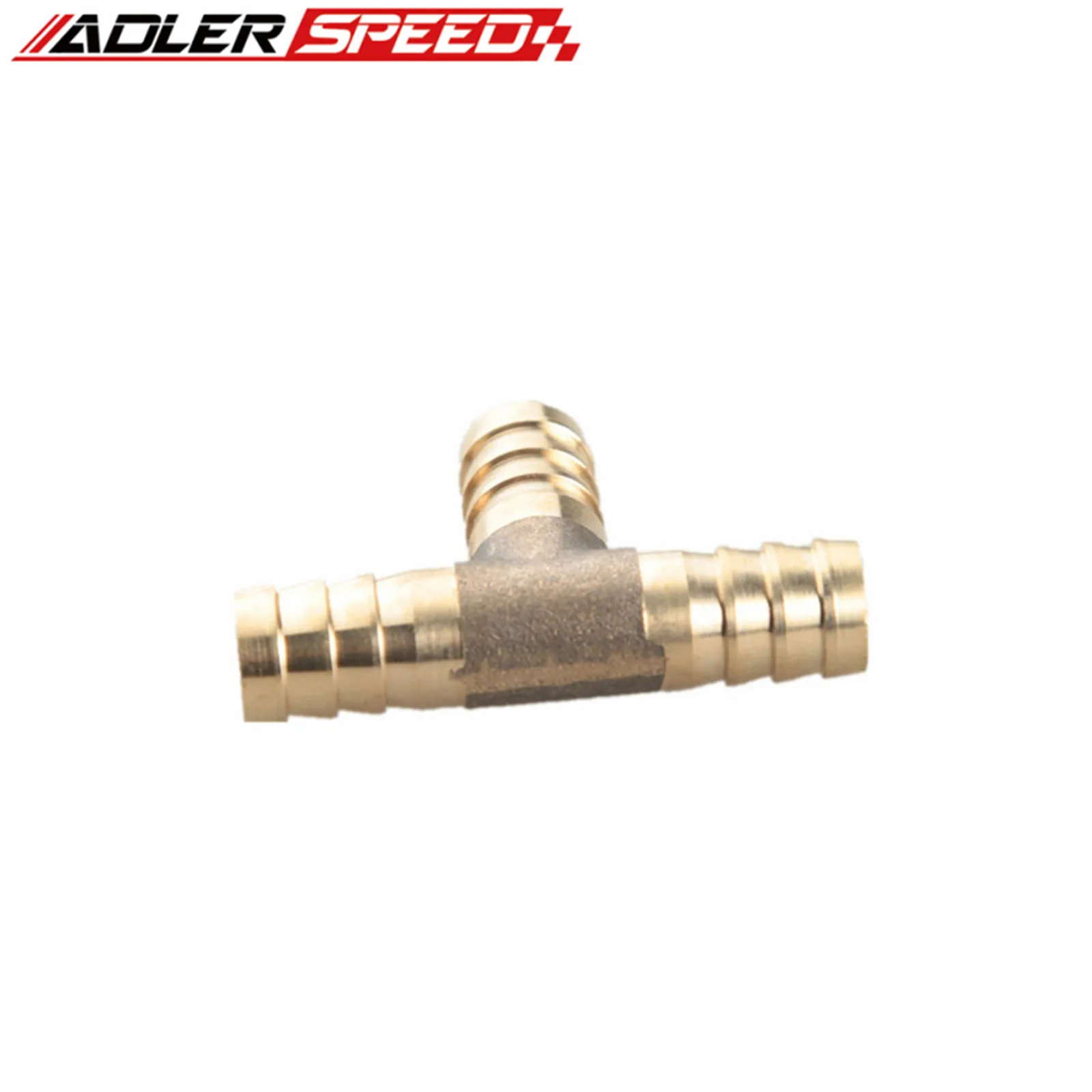 Новый 12-миллиметровый латунный 3-сторонний Т-образный штуцер для топливного