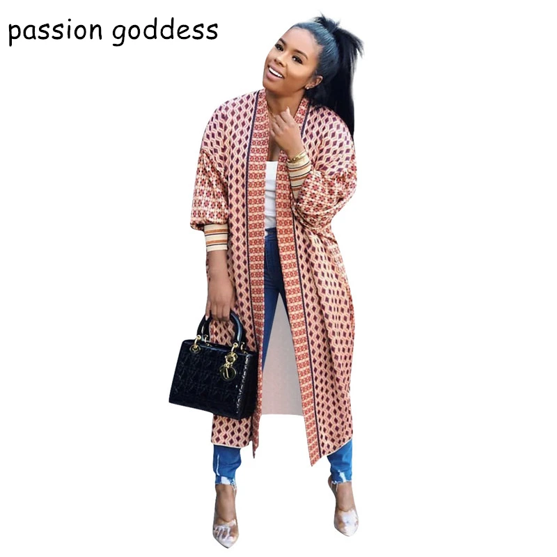 

Spring Autumn Women Open Stitch Long Trench Coat Windbreaker Long Sleeve Fashion Streetwear Leopard Plaid Coat Ladies Clothes