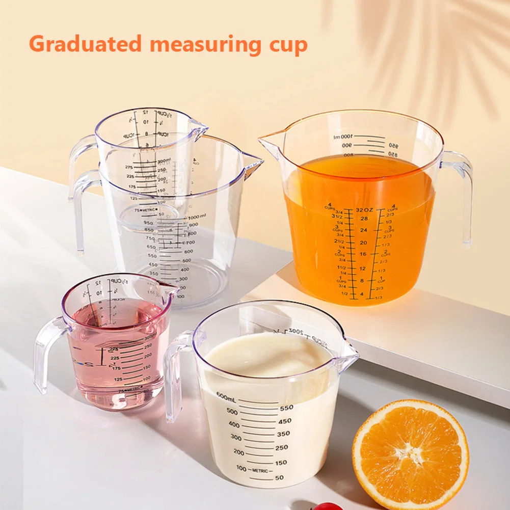 

Measuring Transparent Glass Milk Water Scale Glass Milk Water Scale Microwave Tool Container Water Mugs