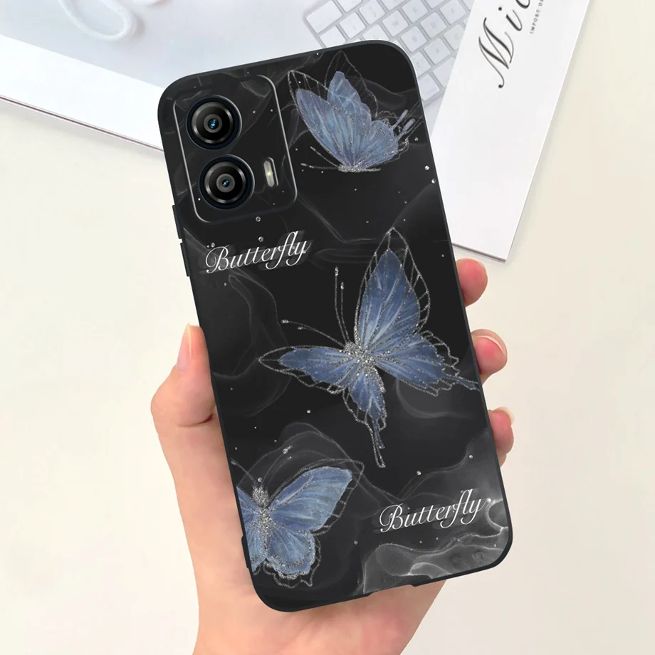 Чехол для телефона Motorola Moto G73 5G черный мягкий Силиконовый противоударный чехол