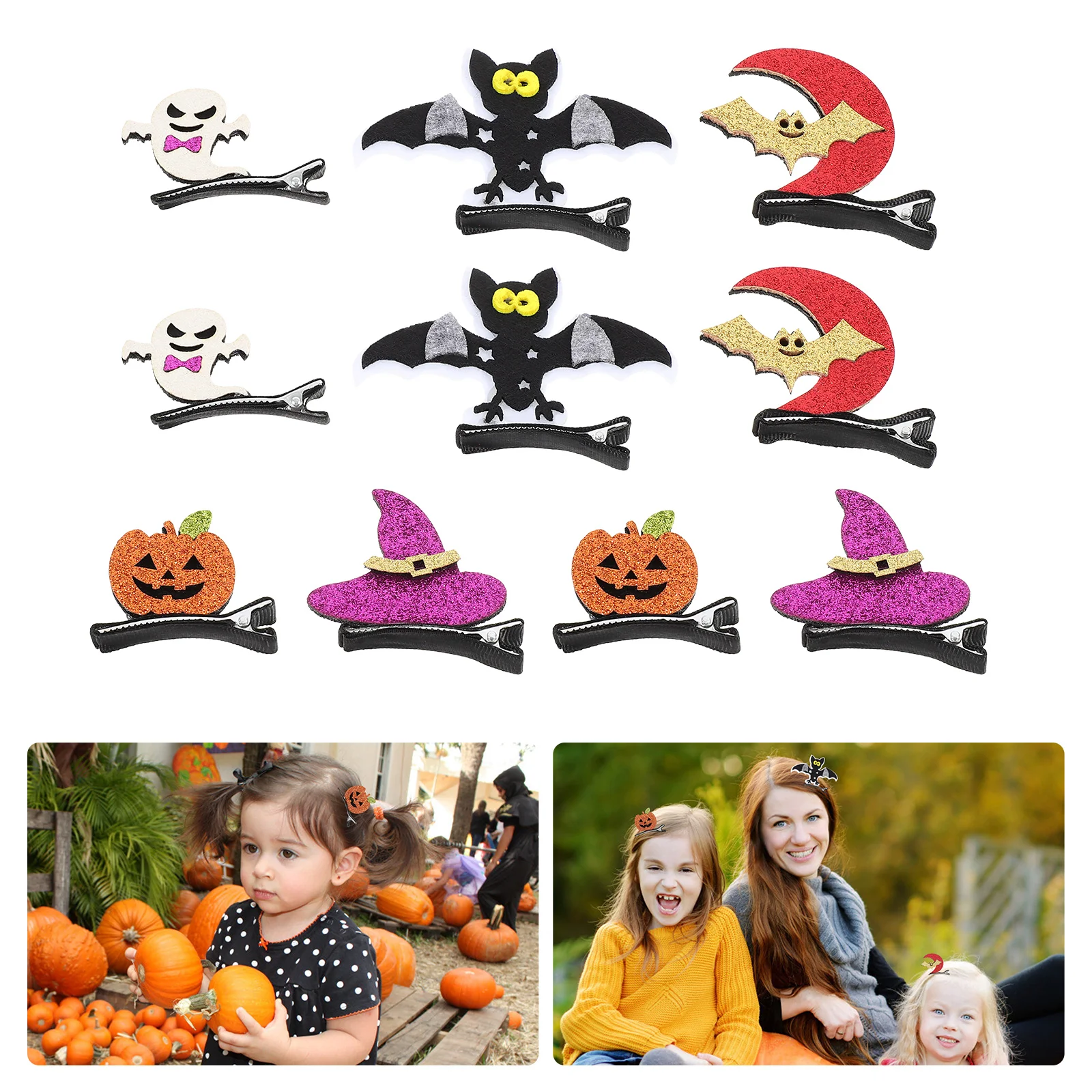 

10 шт., заколки для волос