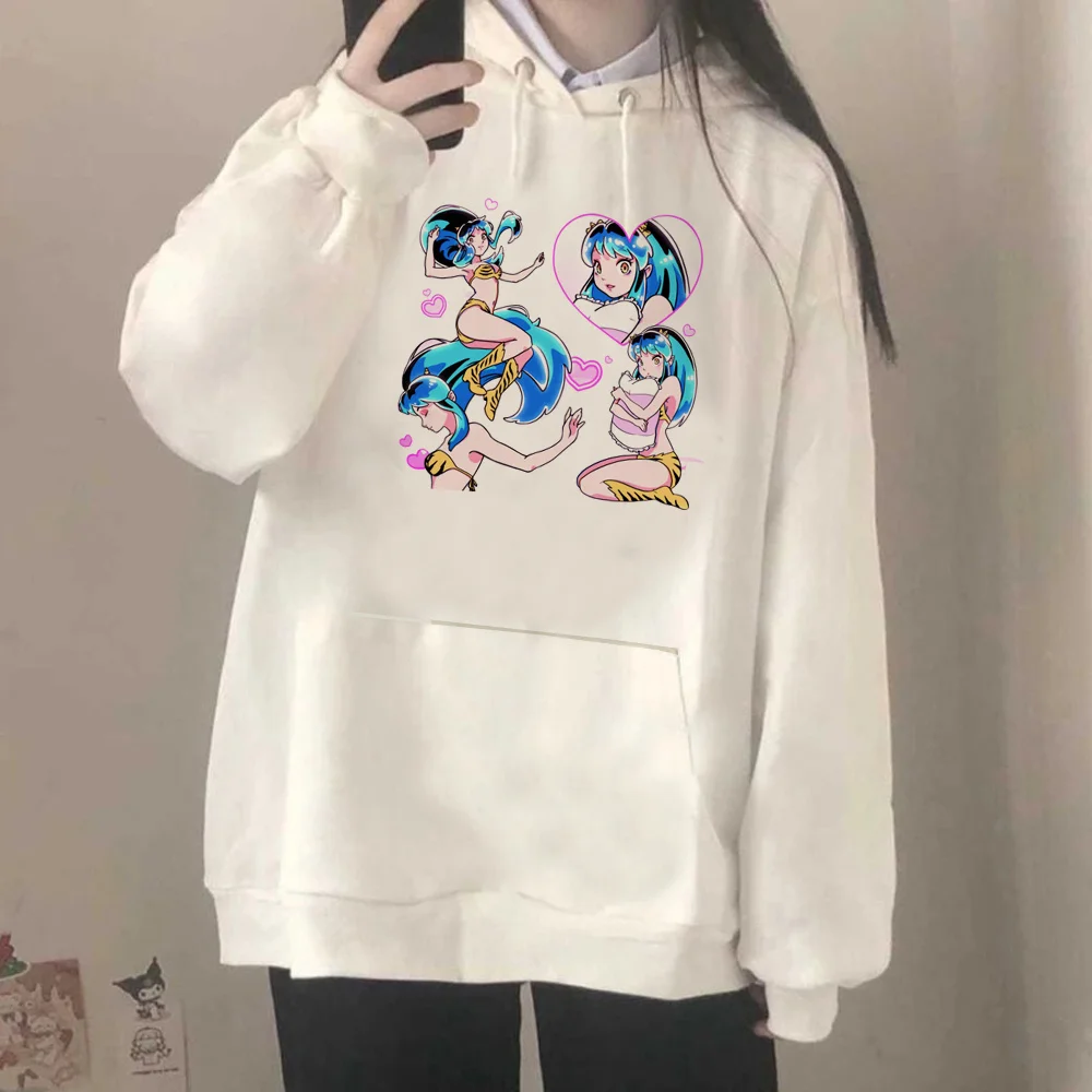 

urusei yatsura hoodies male hip hop y2k aesthetic Korea printed men hoddies hip hop Ulzzang