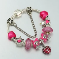 cute cartoon character small animal beaded resin beads beautiful bracelet for men women and kids bracelet bracelet gift