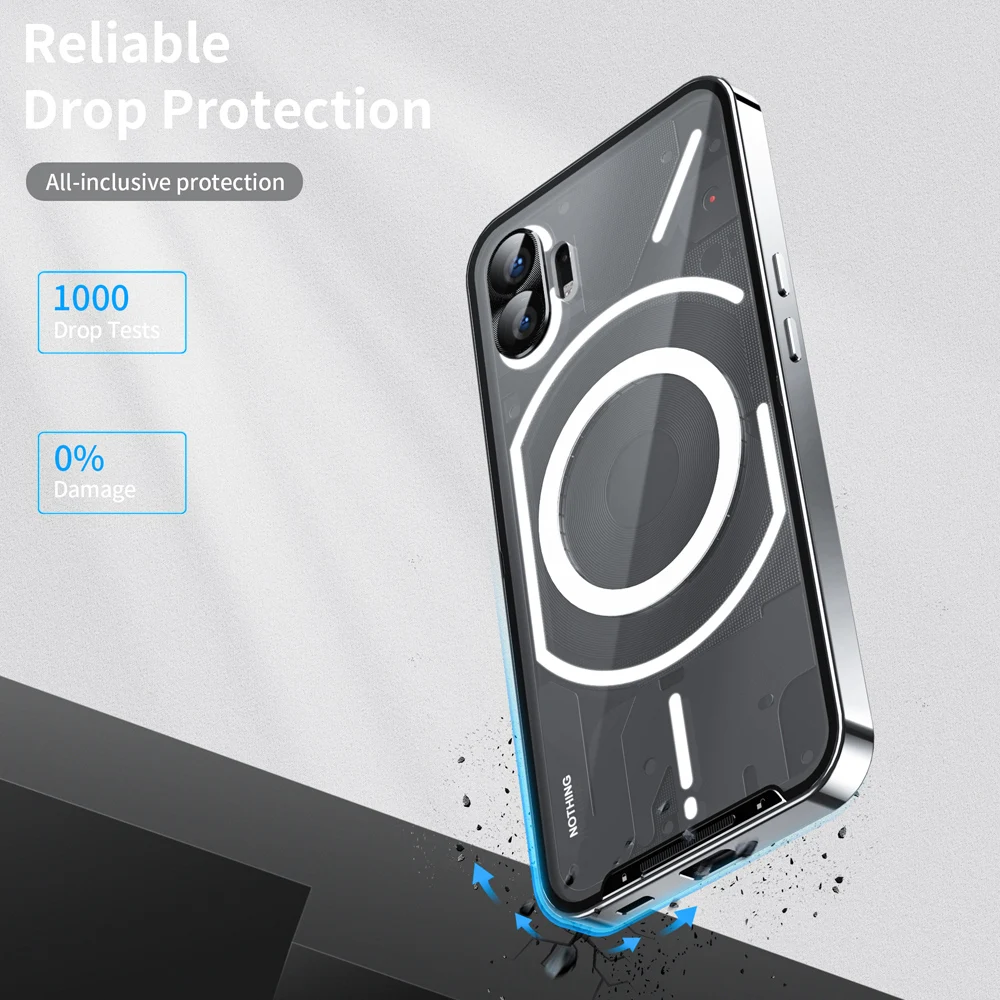 Магнитный беспроводной бампер с металлической рамкой для Magsafe - купить по