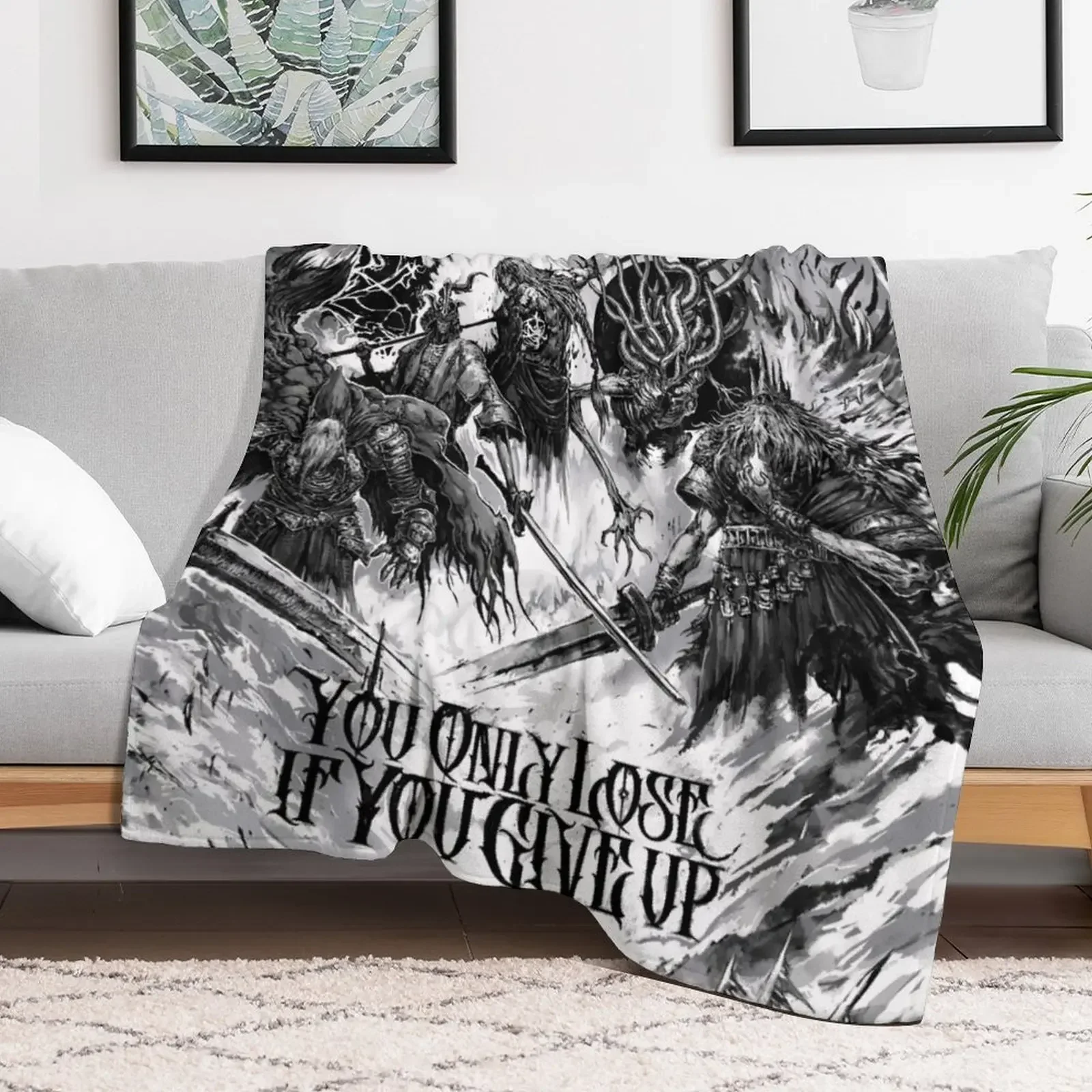 Одеяло Soulsborne Bosses Retros Декоративный диван Рождественские подарки Одеяла
