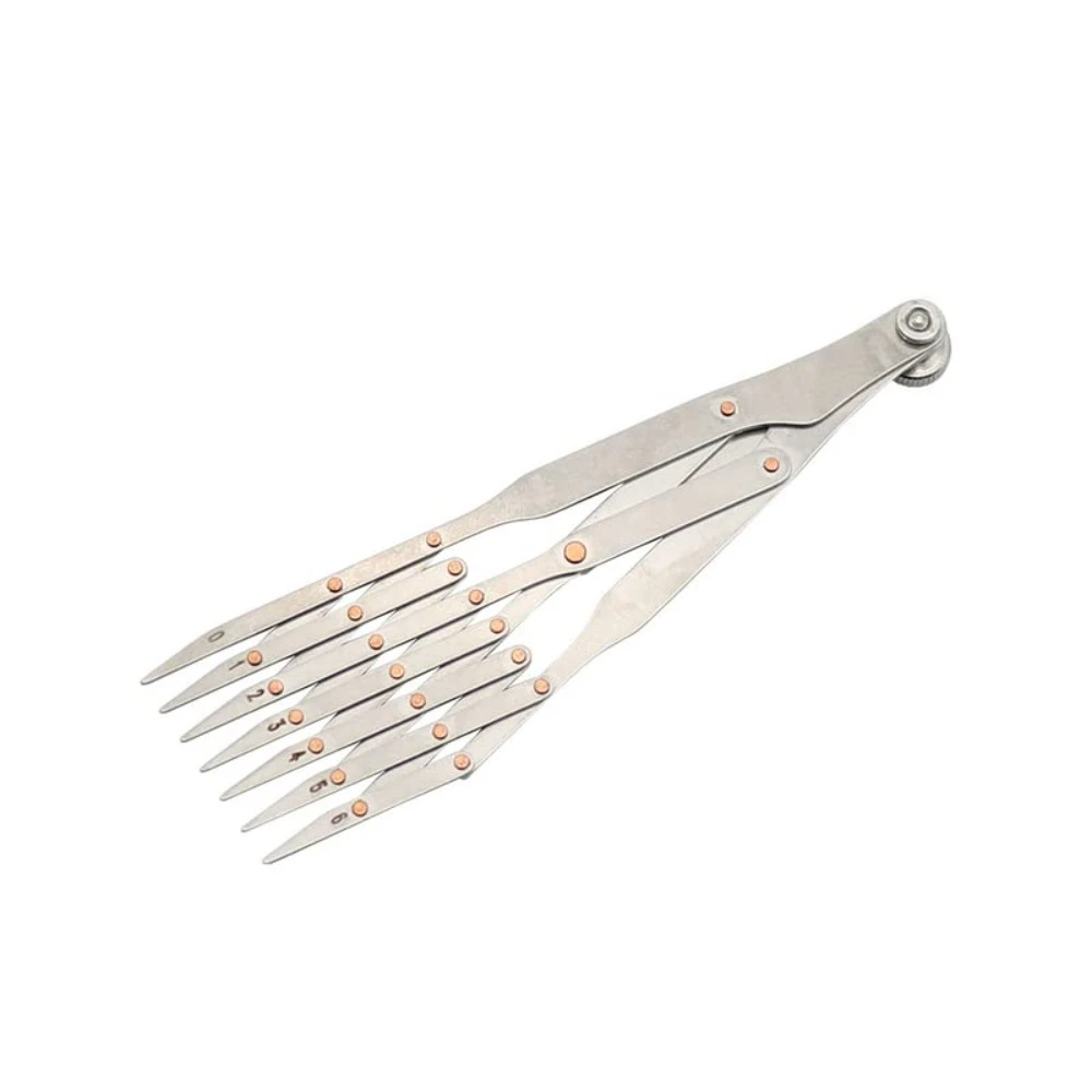 

Швейный калибр с равным интервалом, быстрая маркировка, 5/7/11 зубов, расширяющийся швейный калибр, вспомогательный инструмент из нержавеющей стали, разделитель пространства