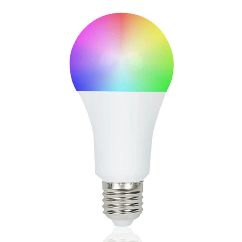 

Wifi Smart Bulb Alexa Voice Control Dimming Color Graffiti Compatible With App Control Google Home Light