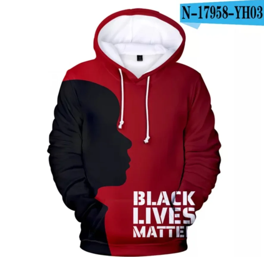 

Creative I CAN'T BREATHE Black Lives Matter 3D printed Hoodies Men/Women Adult/Child Casual Sweatshirts Long Sleeve Pullovers