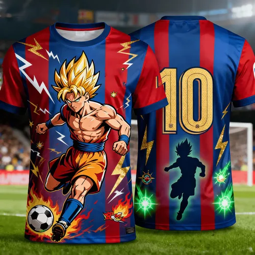 Фото Новейшая спортивная футболка с коротким рукавом от Bandai по мотивам Dragon Ball Z Majin Buu, удобная и быстросохнущая, в стиле аниме. №2