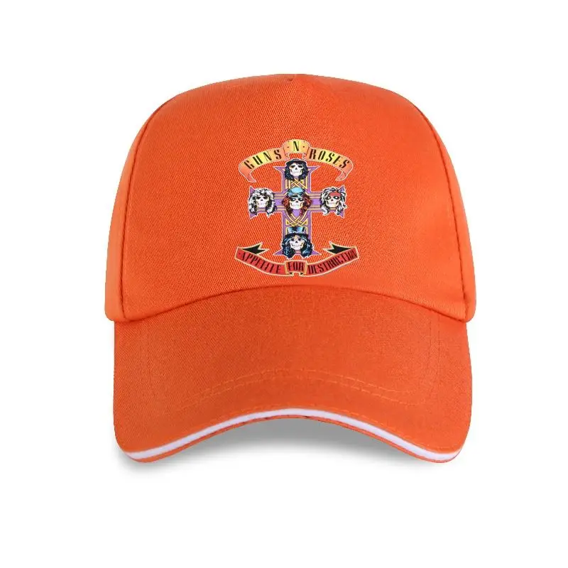 

new cap hat GUNS 'N' ROSES Baseball Cap - APPETITE FOR DESTRUCTION 100% OFFICIAL SLASH AXL ROSE Summer Men'S fashion ,Comfortab