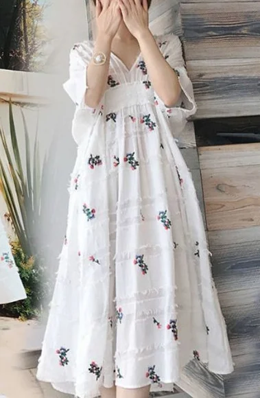 

2022 Blue style high- short latest leisure sleeves Women's foreign