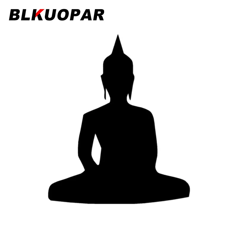 

BLKUOPAR сидя Будда автомобиля стикер JDM Творческий аниме наклейка водонепроницаемый окклюзия царапины украшение на холодильник автомобиль