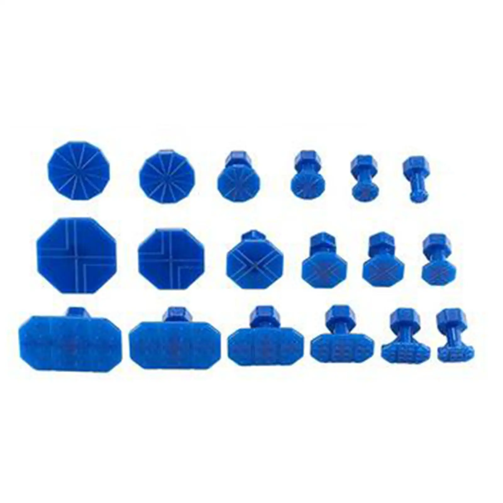 

18x Blue Dent Puller Glue Tabs Surface Dent Removal Auto Puller Tabs for Automobile SUV Vehicle Motorcycle Refrigerator