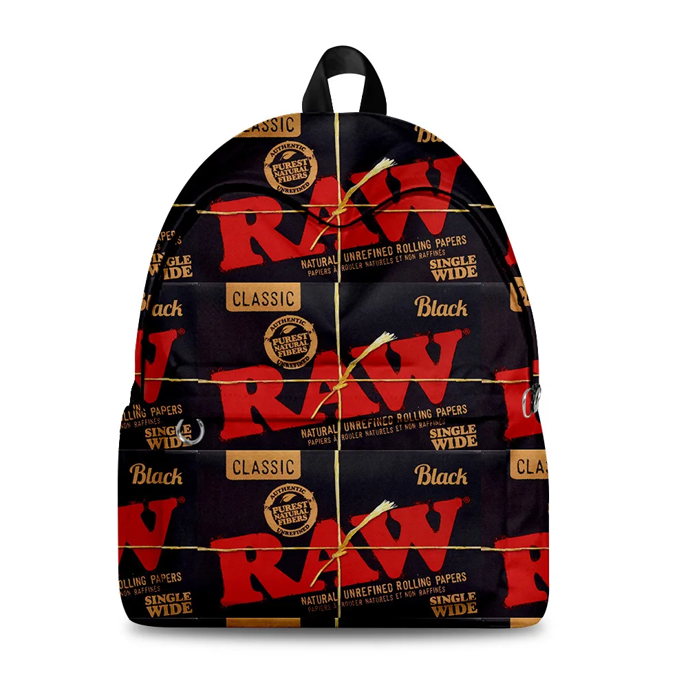 

Raw Natural Rolling Papers Backpack 3D Print School Bag Sets for Teenager Boys Girls Cartoon Kids Schoolbags Children Mochilas