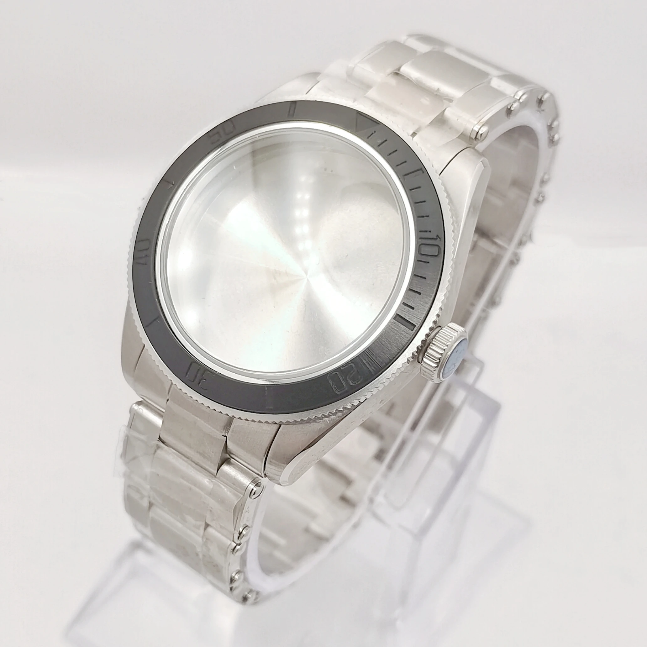 Корпус деталей для часов 39 мм сапфировое стекло подходит NH35 ETA2824 PT5000