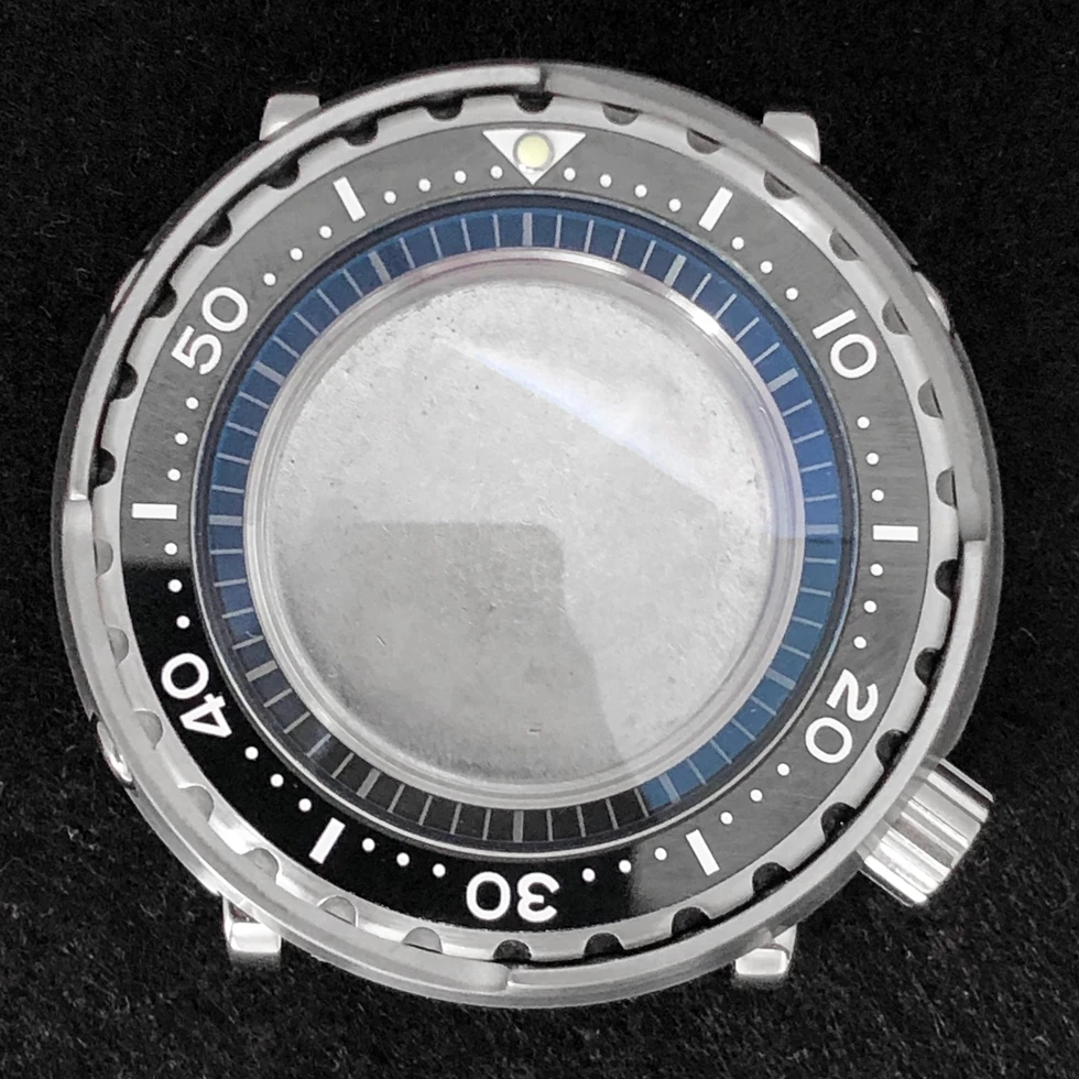 

45mm Watch Case Mineral Glass Stainless Steel Case for NH35/NH36 Movement