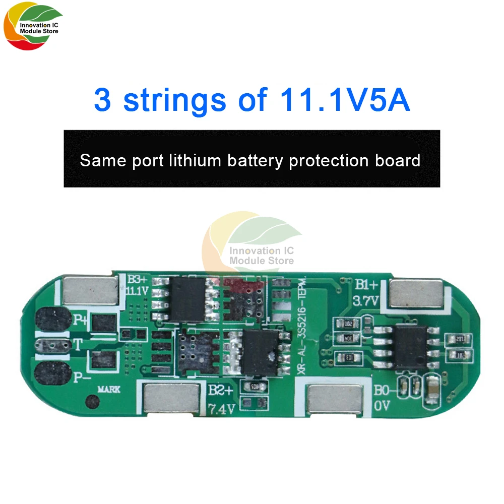 BMS 3S 5A 11 1 V 12 6 18650 литий-ионная литиевая батарея зарядная плата внешний